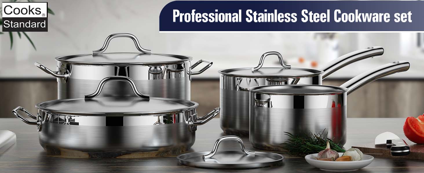 Amazon.com: Cooks Standard Professional 4 Quart Stainless Steel